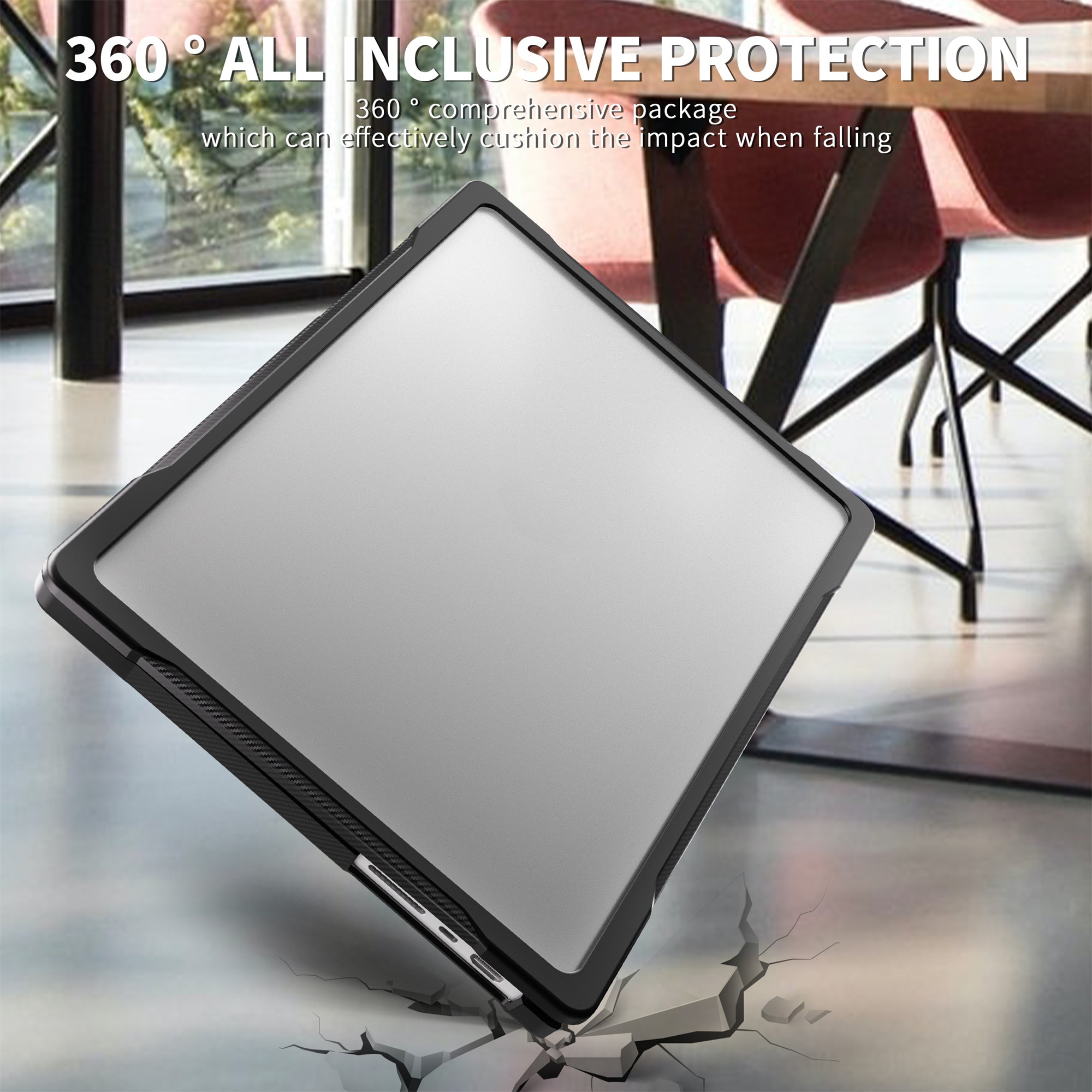 Støtsikkert Deksel Apple MacBook Pro 14 2025 Gjennomsiktig