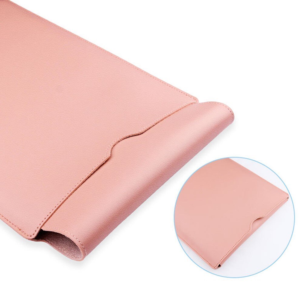 Laptop Sleeve Lær 14" rosa