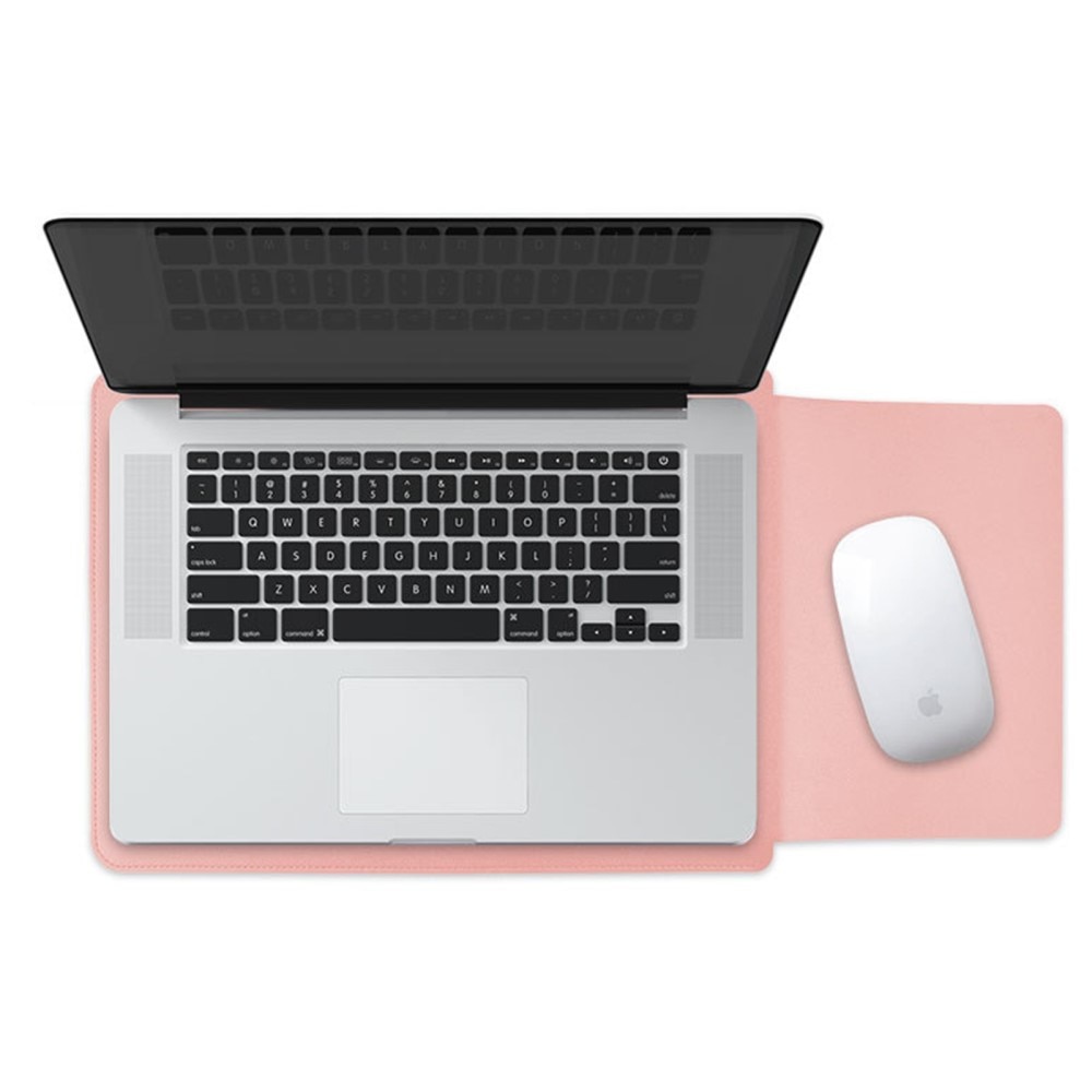 Laptop Sleeve Lær 14" rosa