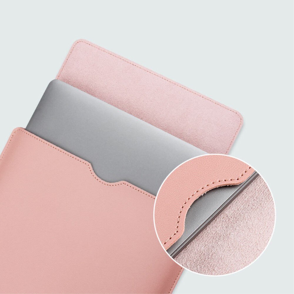 Laptop Sleeve Lær 15-16" svart