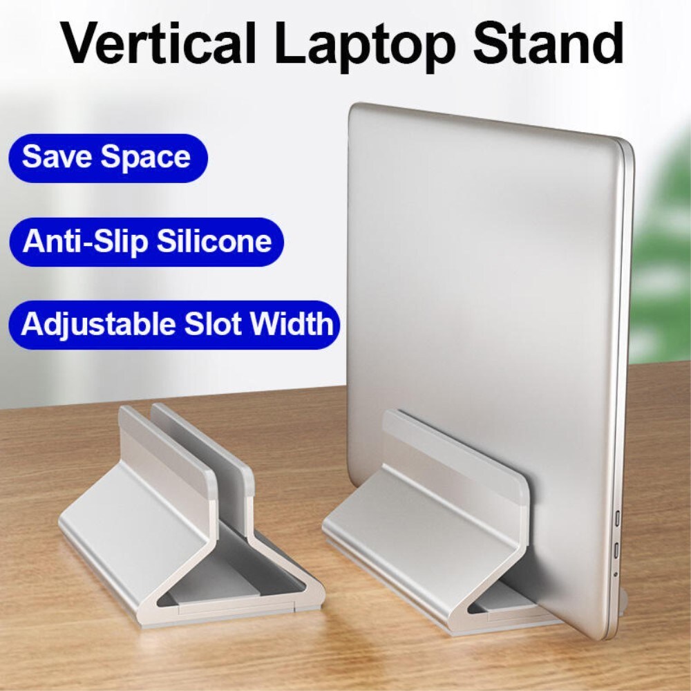 Justerbart bordstativ for bærbar datamaskin svart