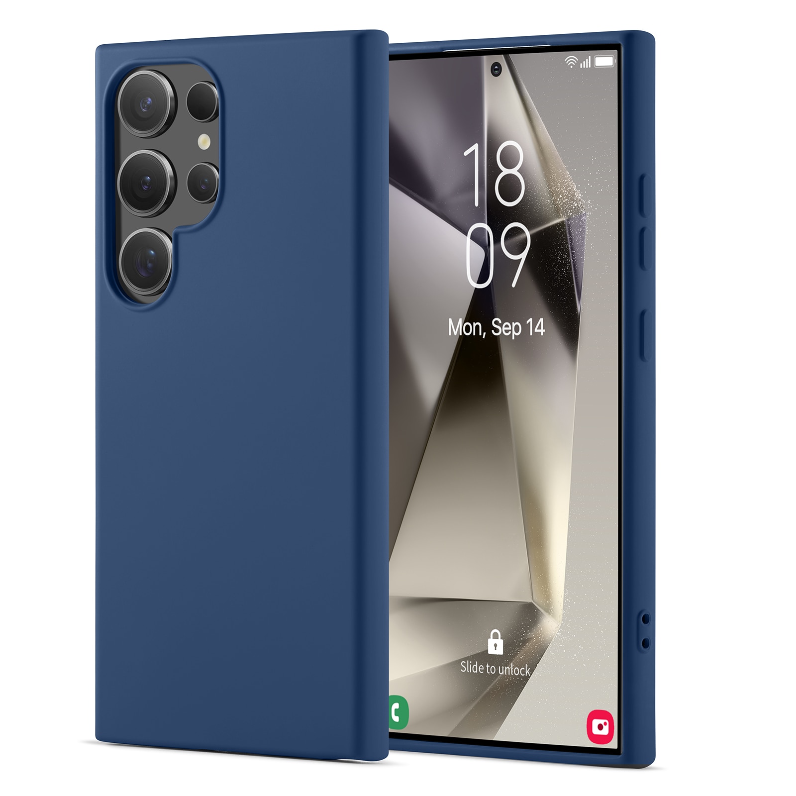 TPU Deksel Samsung Galaxy S24 Ultra Mørke blå