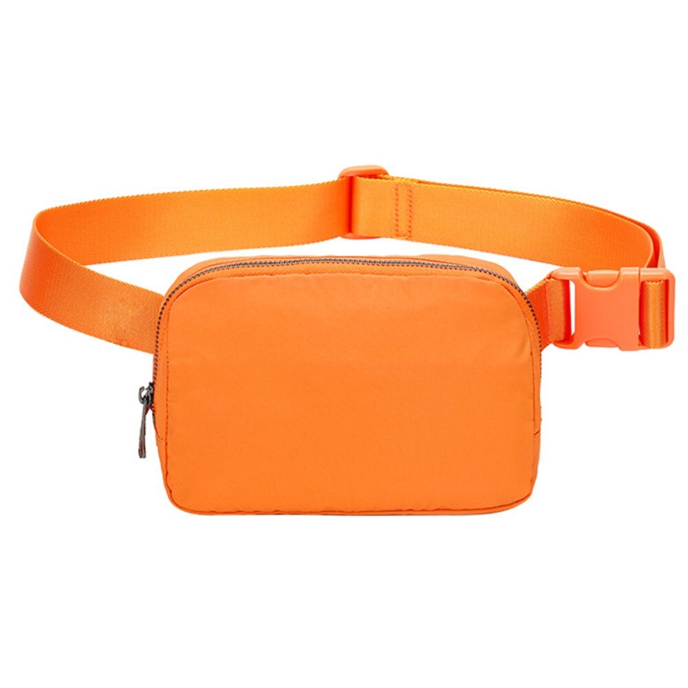 Crossbody-veske i nylon oransje