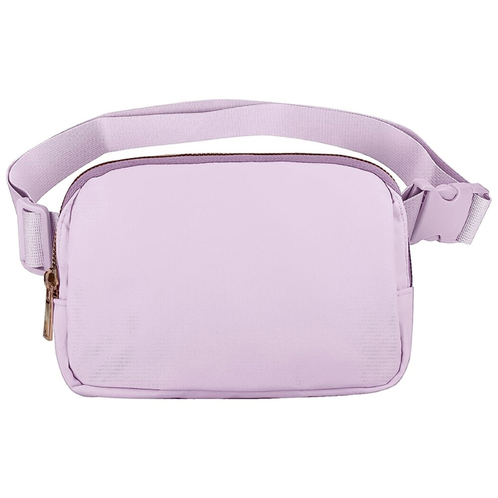 Crossbody-veske i nylon lilla