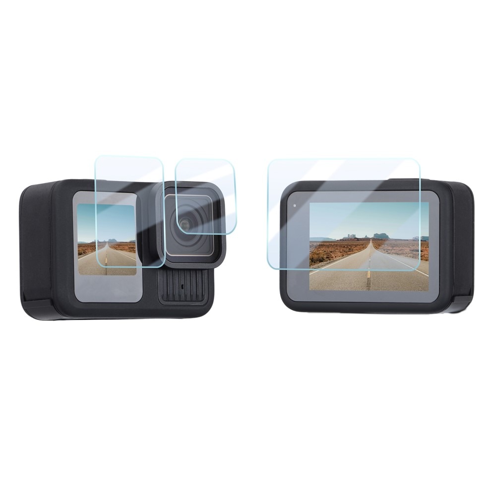 Herdet Glass Skjermbeskytter + Linsebeskyttelse GoPro Hero 13