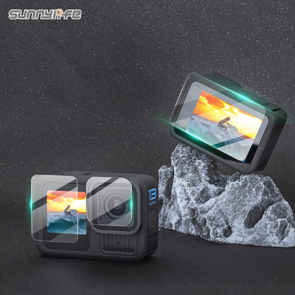 Herdet Glass Skjermbeskytter + Linsebeskyttelse GoPro Hero 13