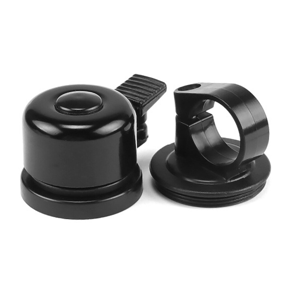 Sykkelklokke med Apple AirTag-holder svart