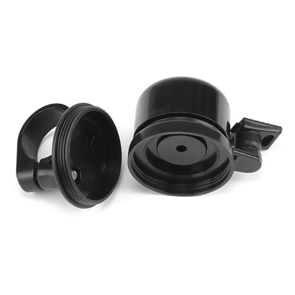 Sykkelklokke med Apple AirTag-holder svart