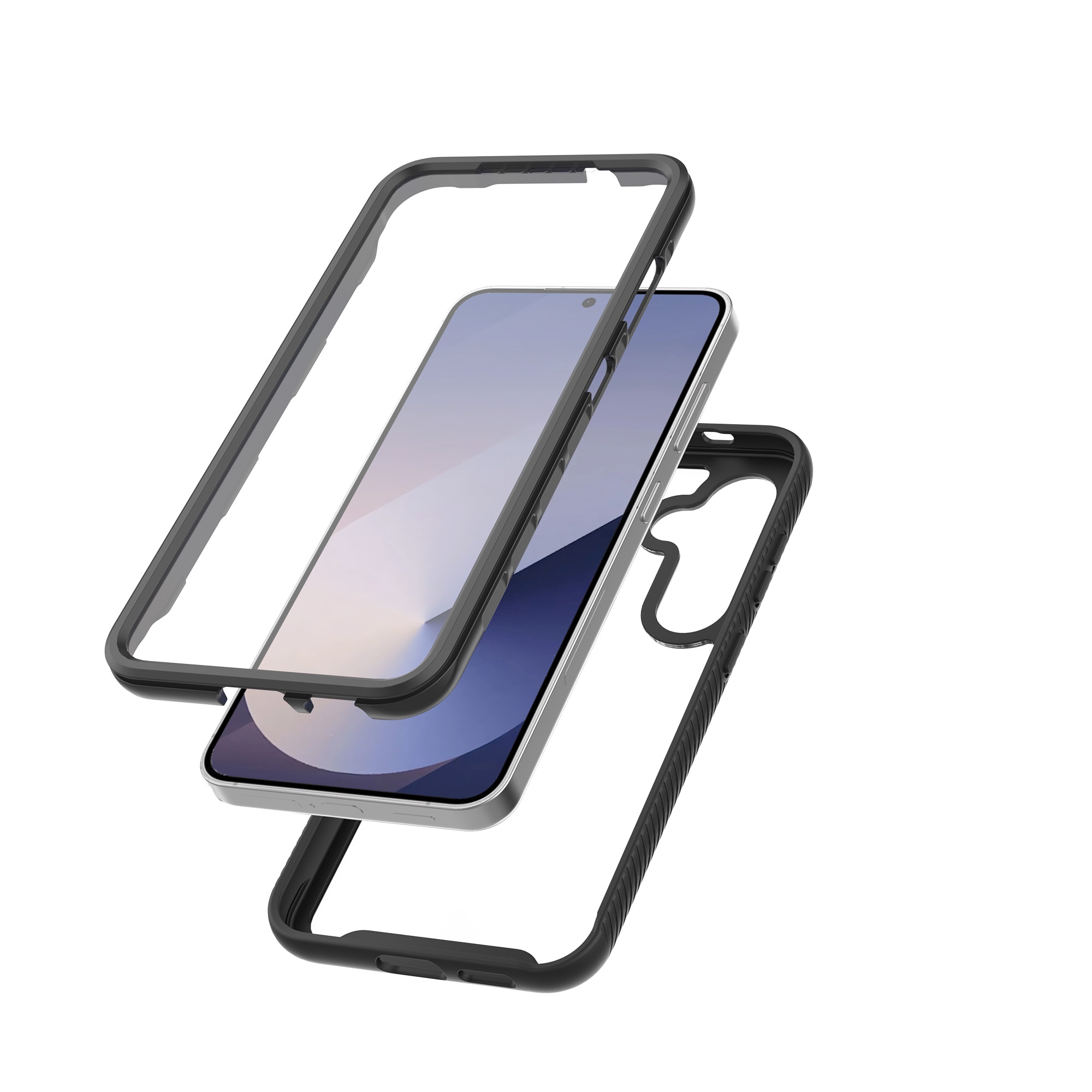 Full Protection Case Samsung Galaxy S25 Plus Svart