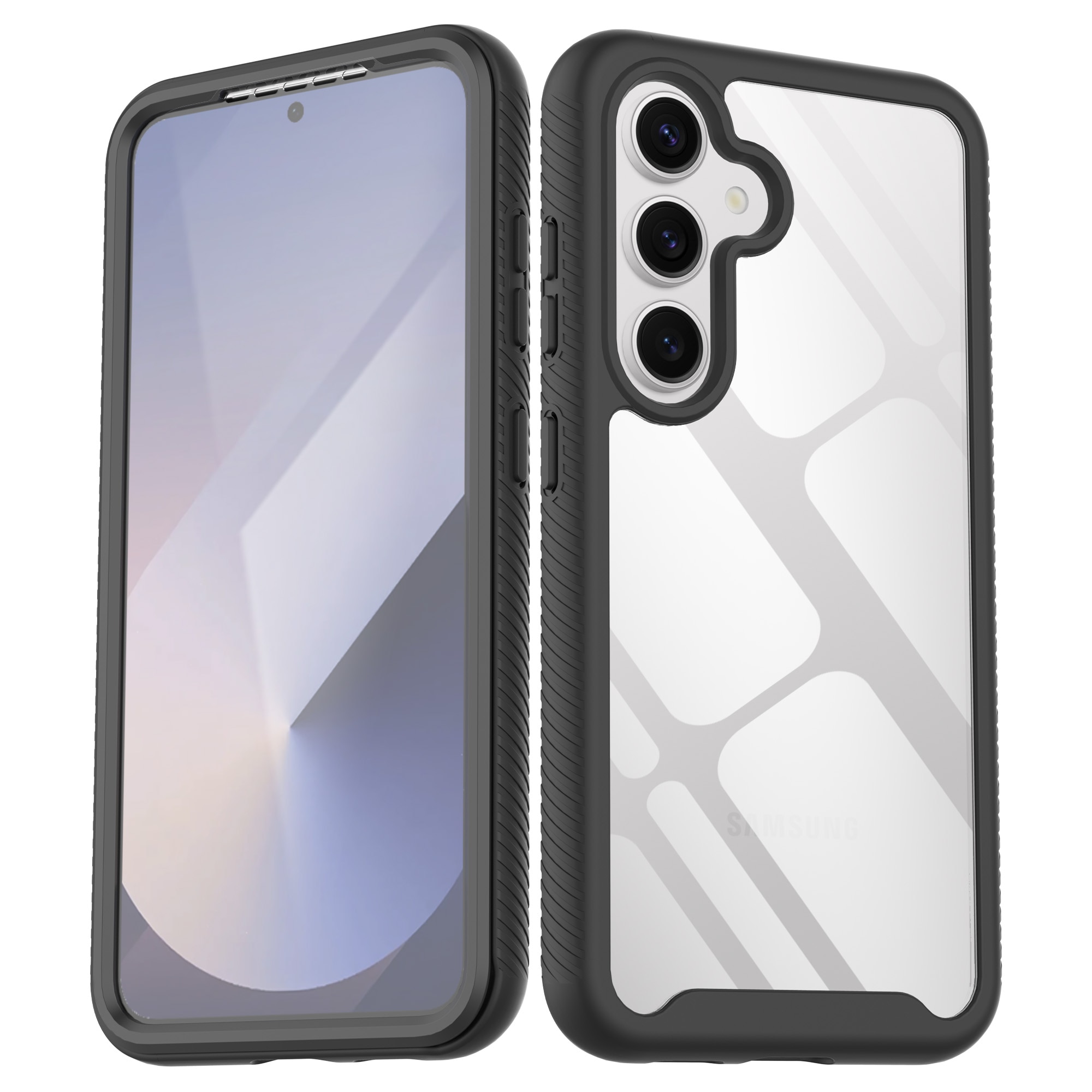 Full Protection Case Samsung Galaxy S25 Plus Svart