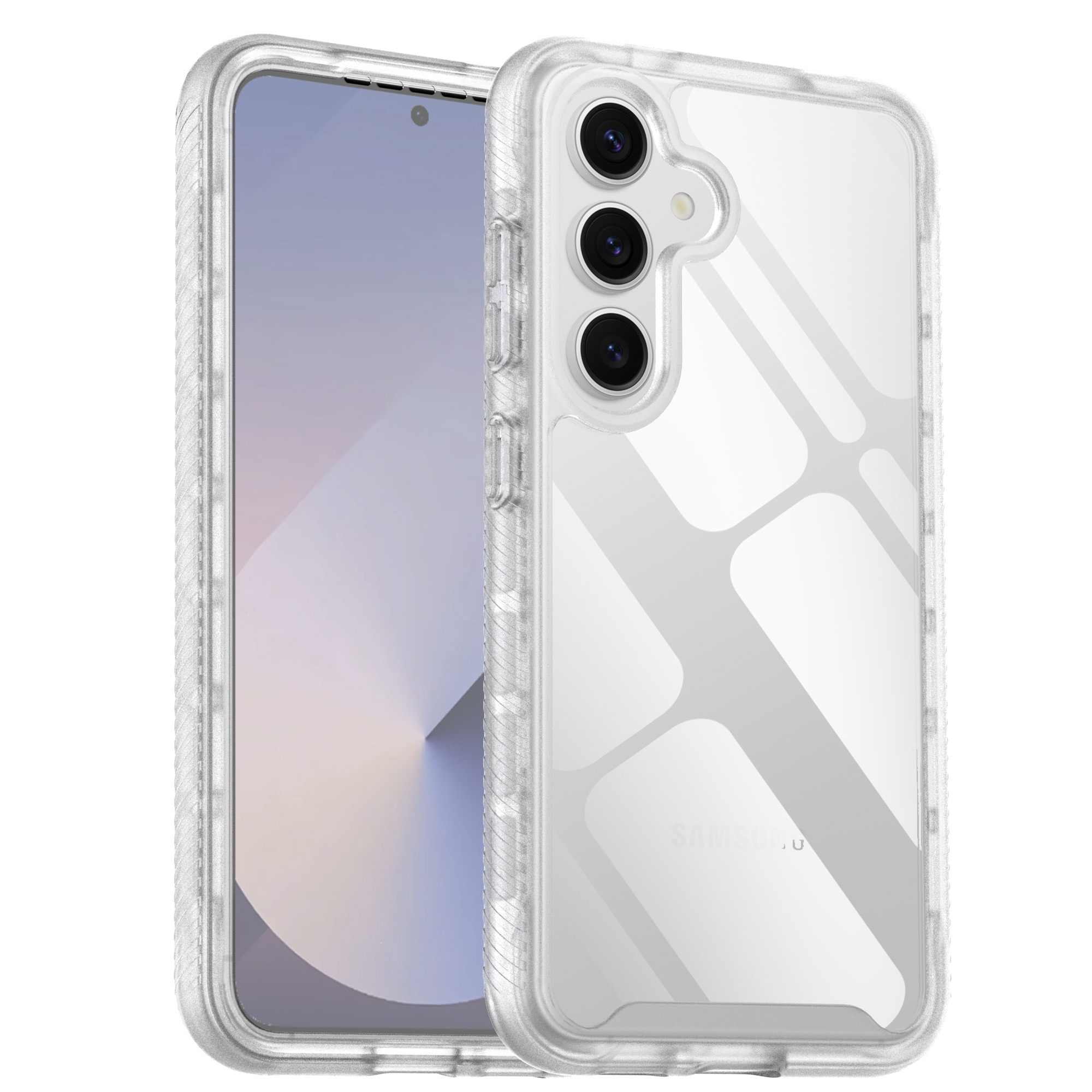 Full Protection Case Samsung Galaxy S25 Plus Gjennomsiktig