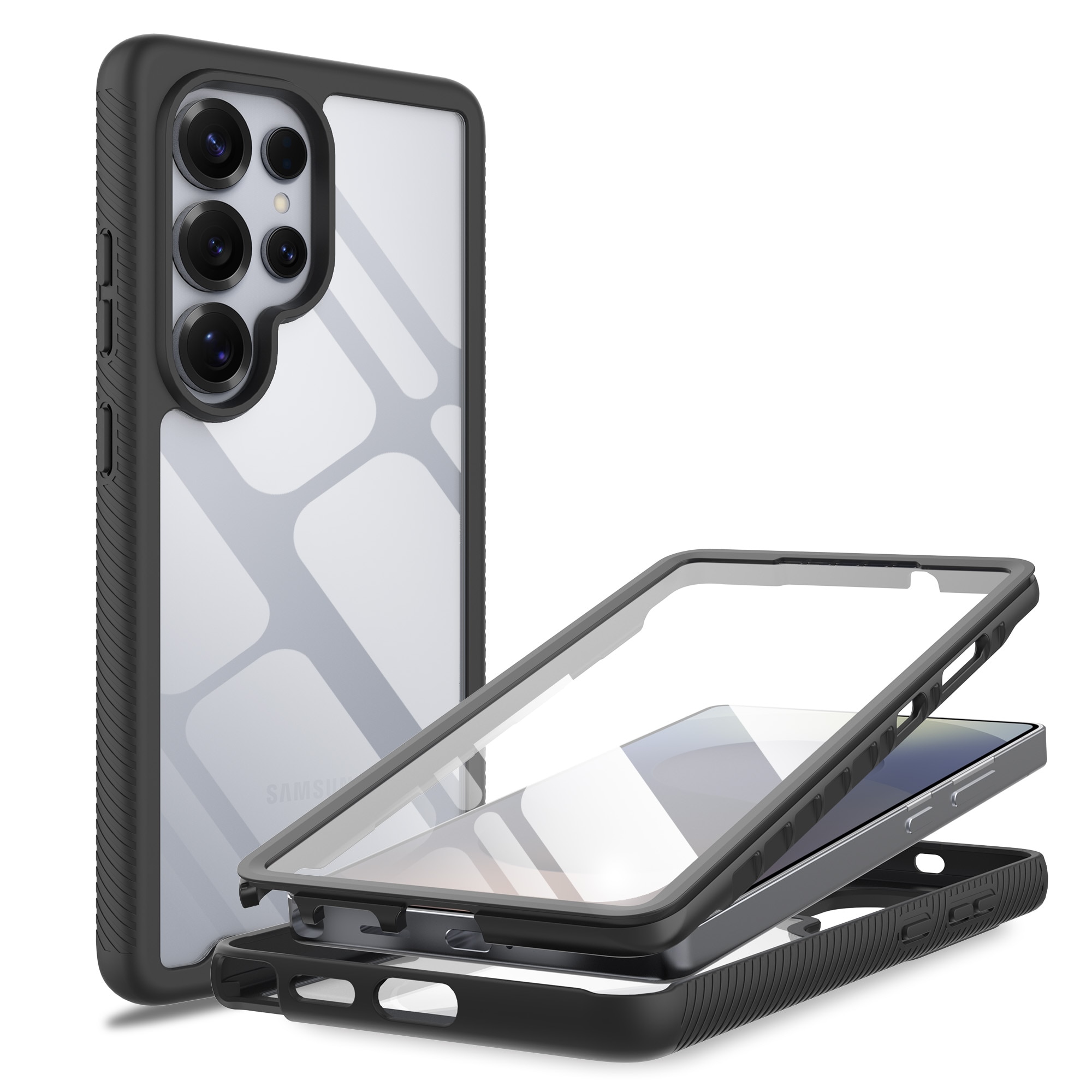 Full Protection Case Samsung Galaxy S25 Ultra Svart