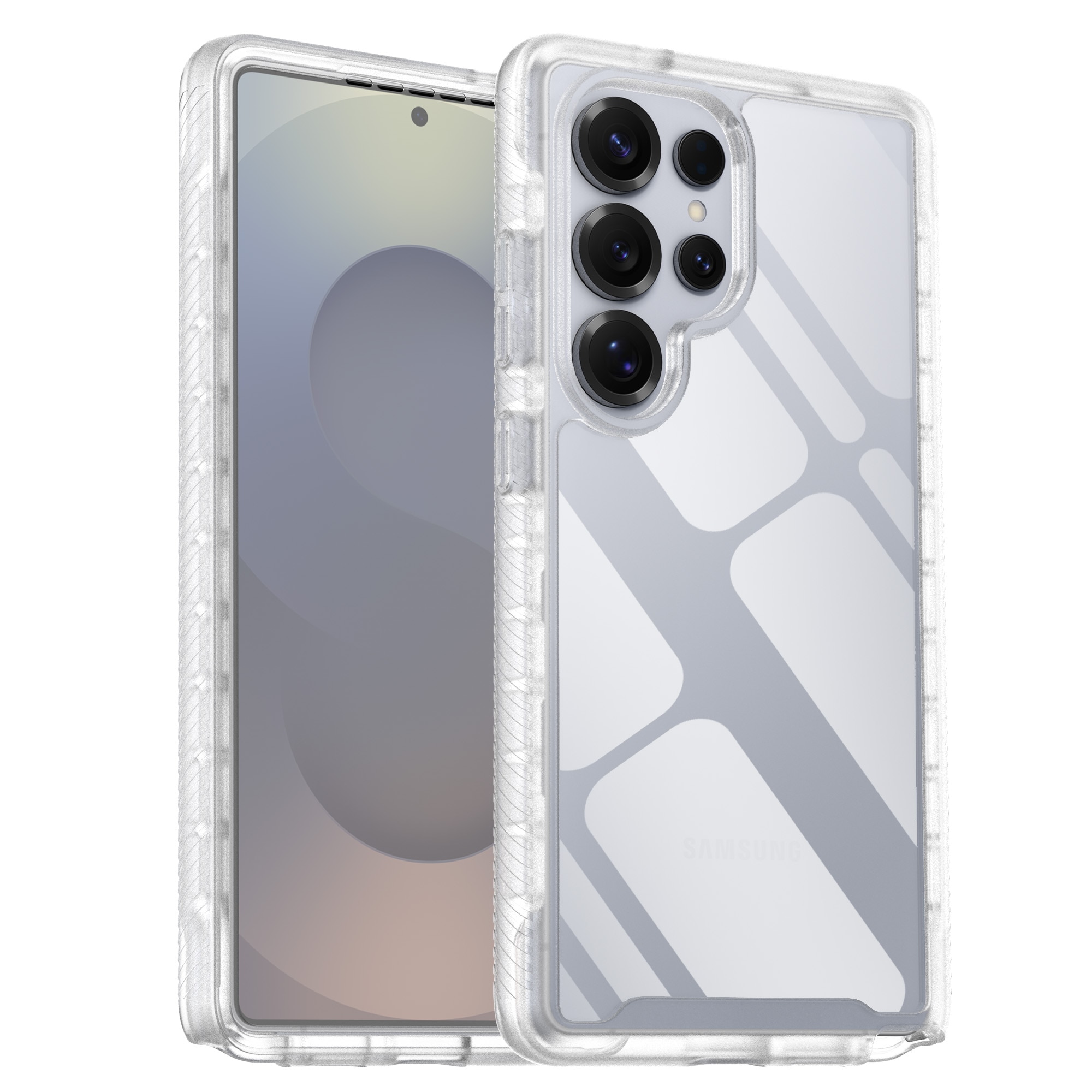 Full Protection Case Samsung Galaxy S25 Ultra Gjennomsiktig