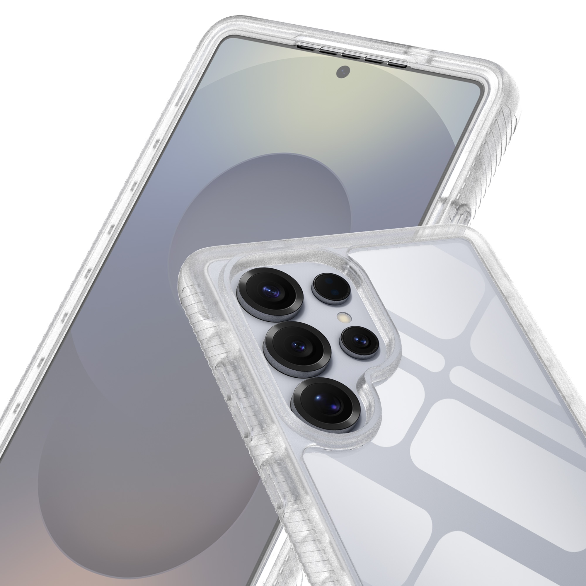 Full Protection Case Samsung Galaxy S25 Ultra Gjennomsiktig