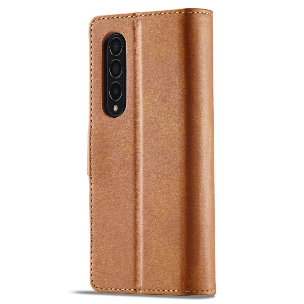 Lommebokdeksel Samsung Galaxy Z Fold 4 cognac