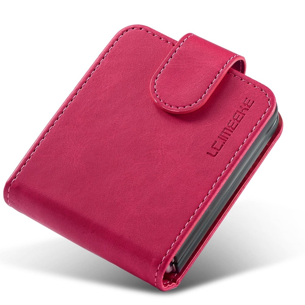 Lommebokdeksel Samsung Galaxy Z Flip 4 rosa