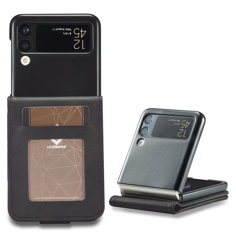 Lommebokdeksel Samsung Galaxy Z Flip 4 svart