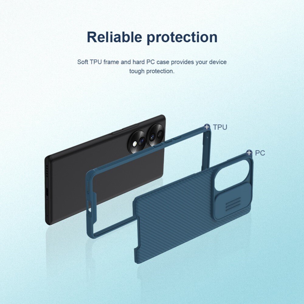 CamShield Deksel  Honor 70 Svart