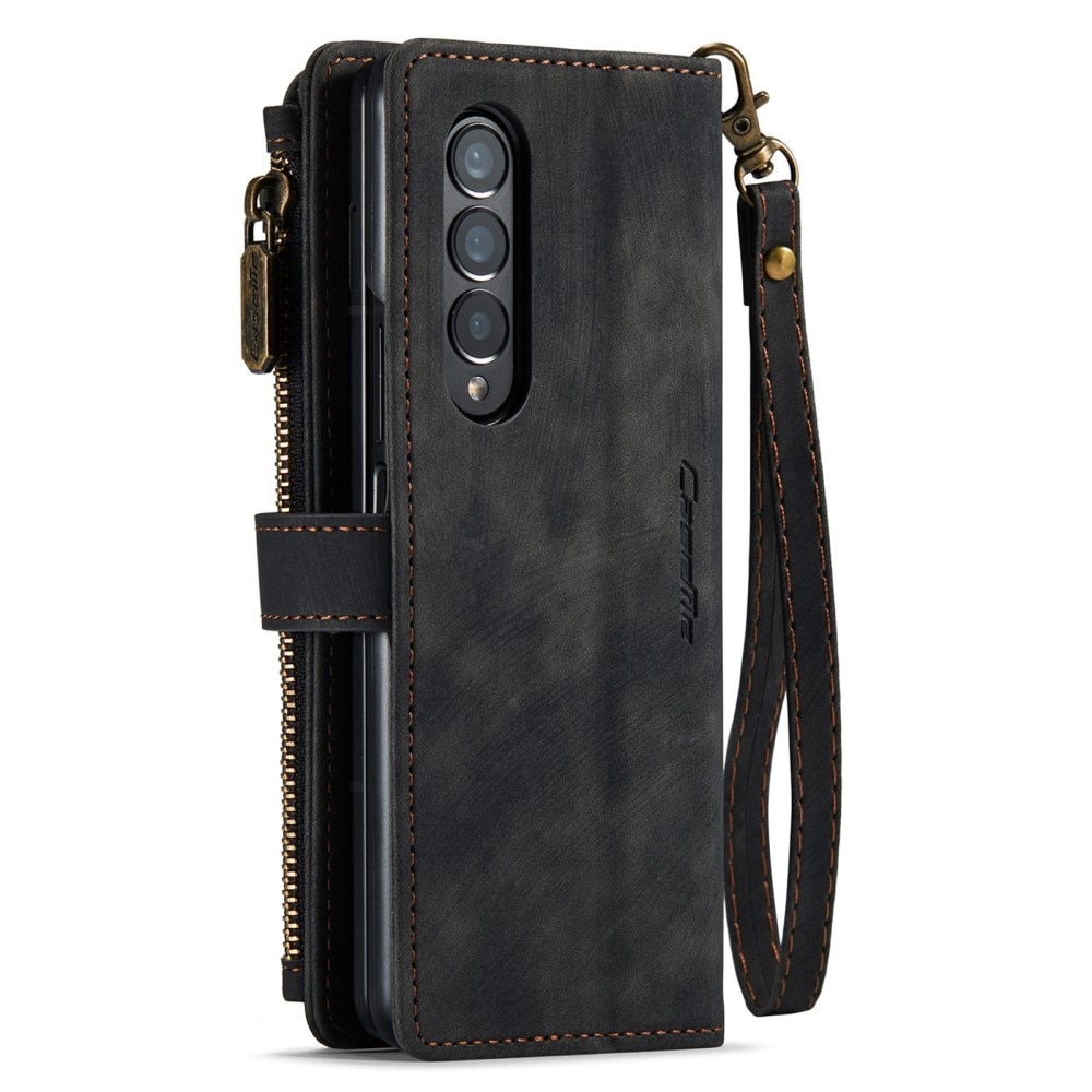 Zipper Wallet Samsung Galaxy Z Fold 4 svart