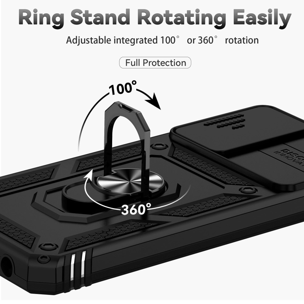 Hybriddeksel Tech Ring+Kamerabeskyttelse Samsung Galaxy A13 svart