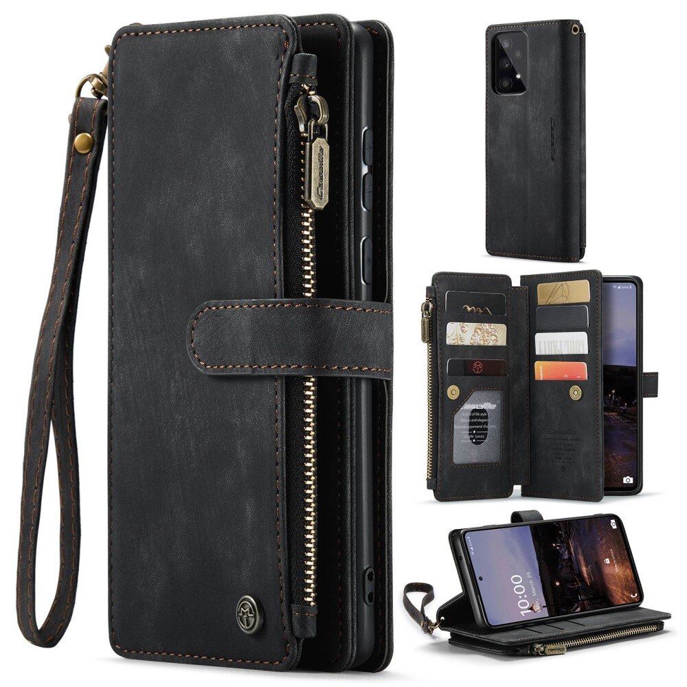 Zipper Wallet Samsung Galaxy A33 svart