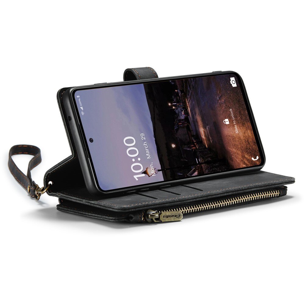 Zipper Wallet Samsung Galaxy A33 Svart