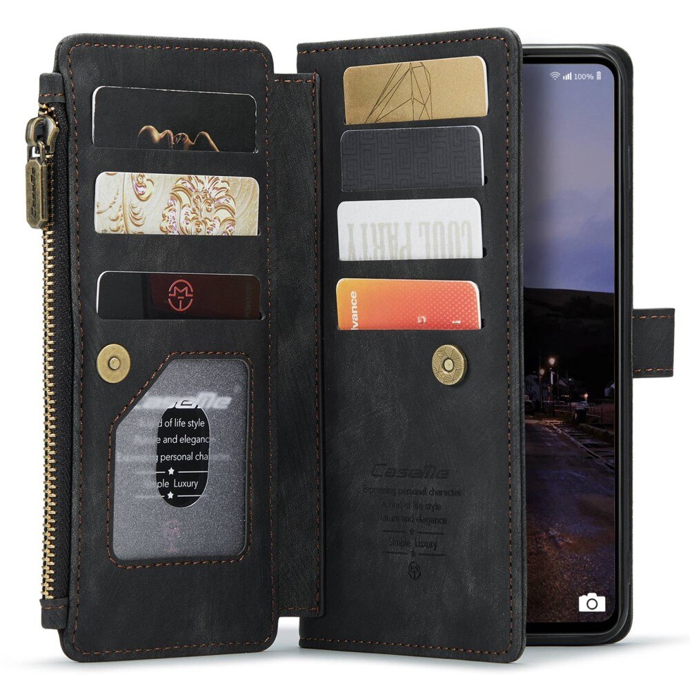 Zipper Wallet Samsung Galaxy A33 svart