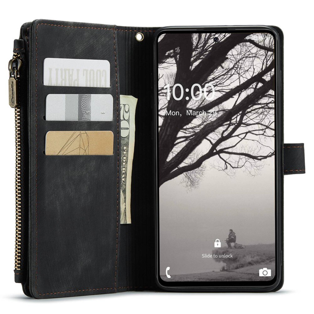 Zipper Wallet Samsung Galaxy A53 svart
