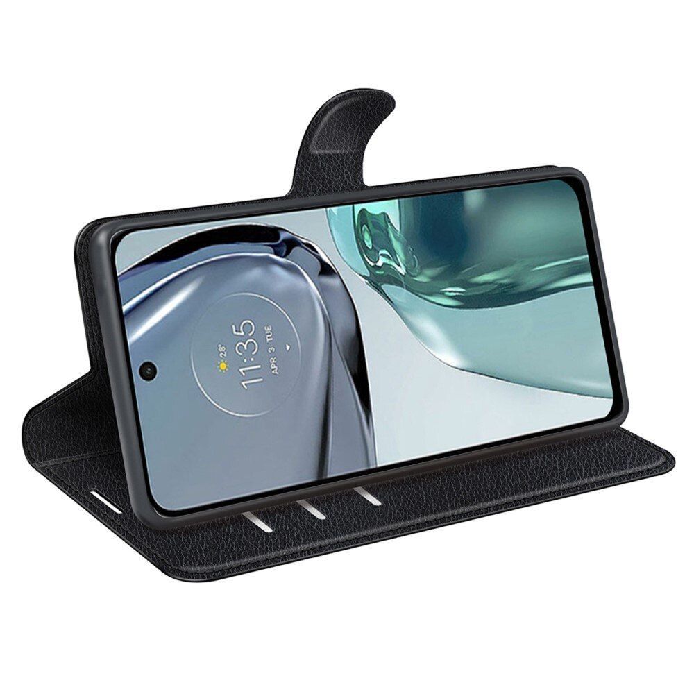 Mobilveske Motorola Moto G62 Svart