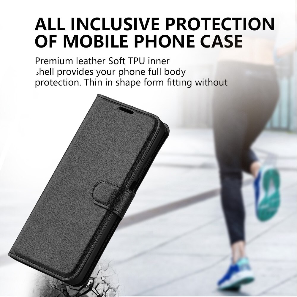Mobilveske Motorola Moto G62 Svart