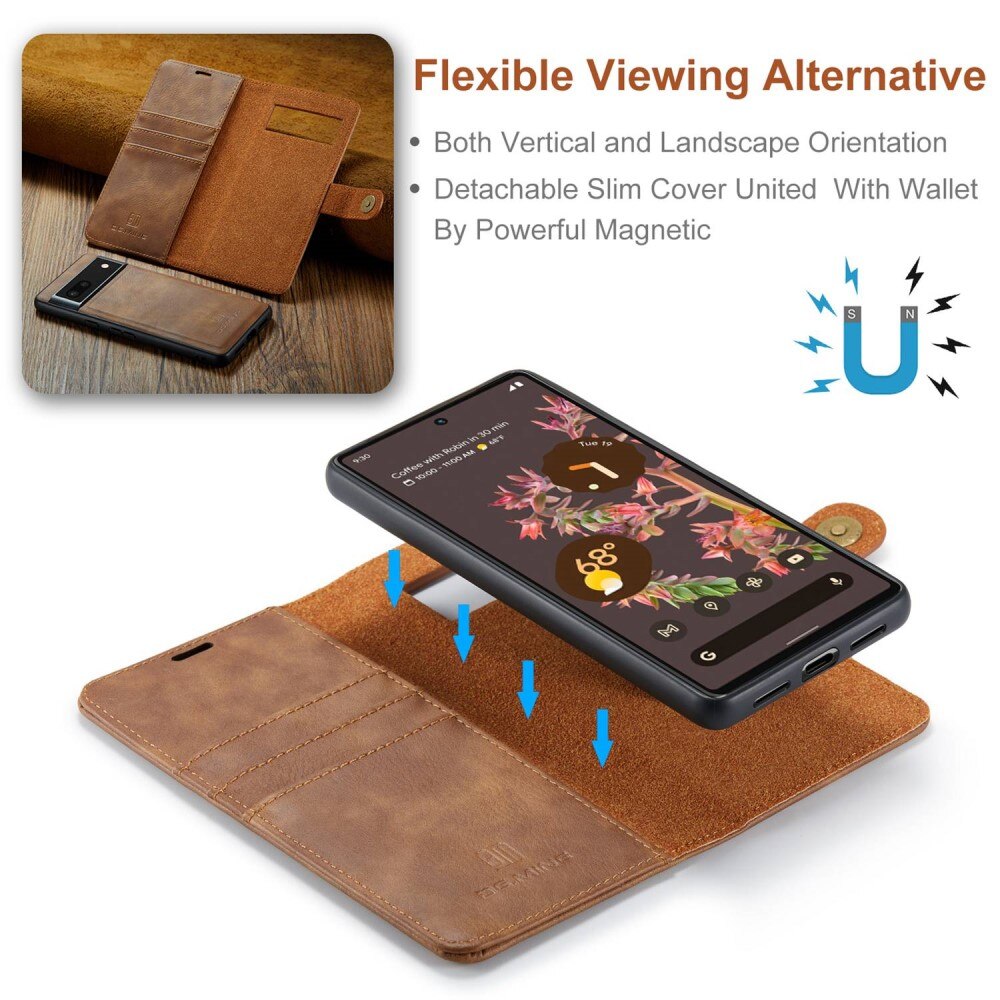 Magnet Wallet Google Pixel 7 Cognac