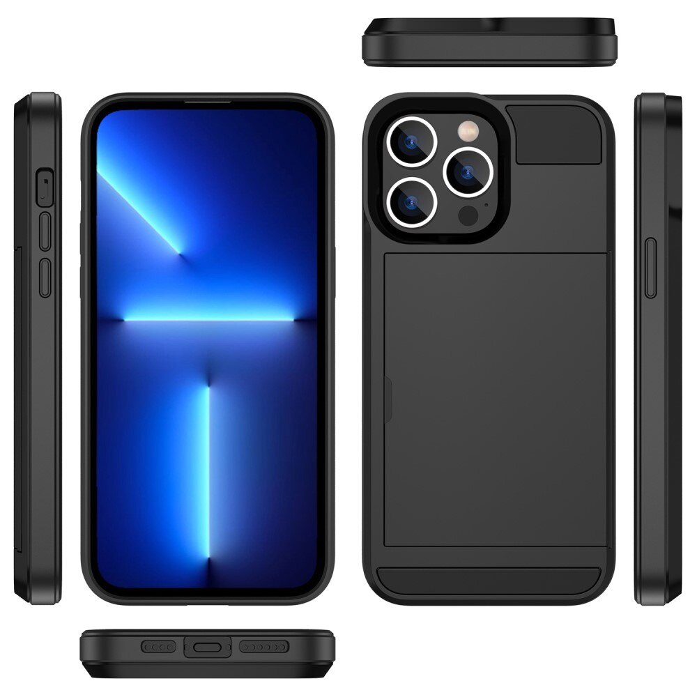 Deksel Kortholder iPhone 14 Pro Max Rosa