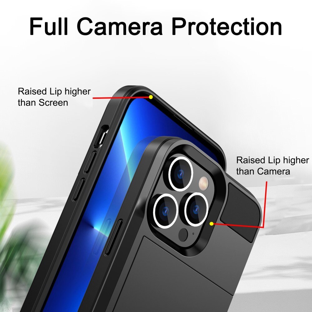 Deksel Kortholder iPhone 14 Pro Max Rosa