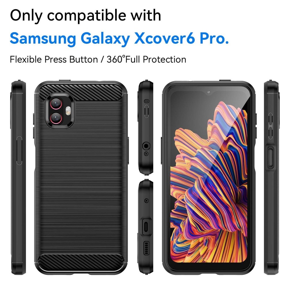 Samsung Galaxy Xcover 6 Pro Deksel TPU Brushed Svart