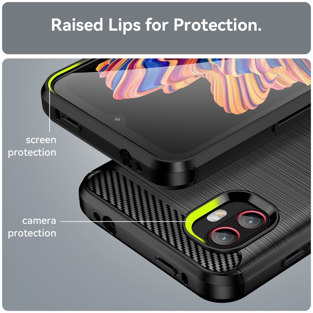 Samsung Galaxy Xcover 6 Pro Deksel TPU Brushed Svart