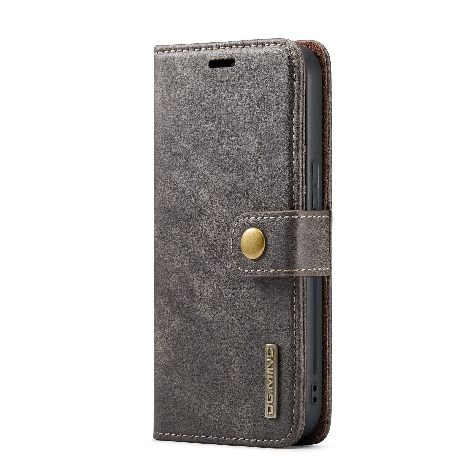 Magnet Wallet iPhone 15 Pro Brown