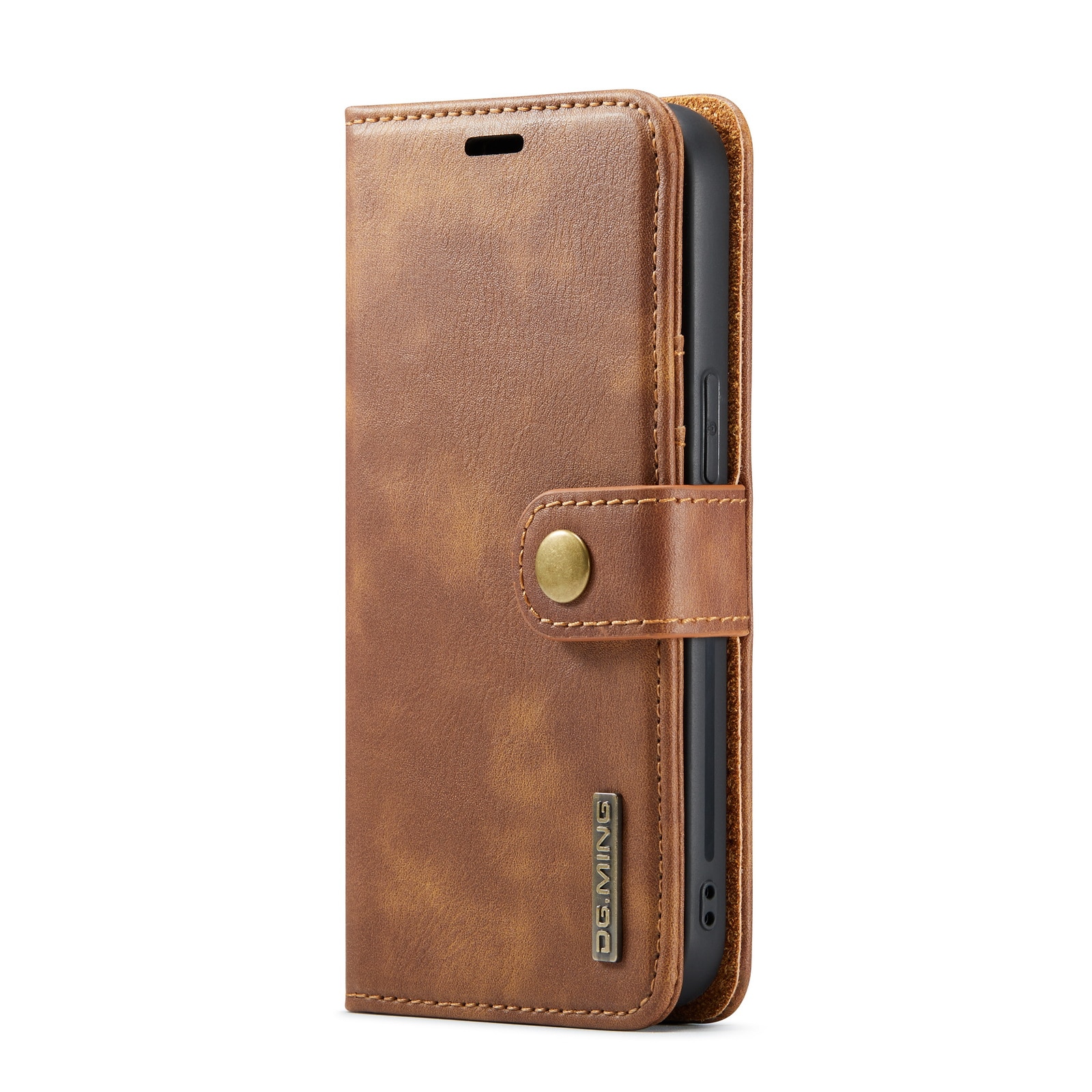 Magnet Wallet iPhone 15 Pro Max Cognac