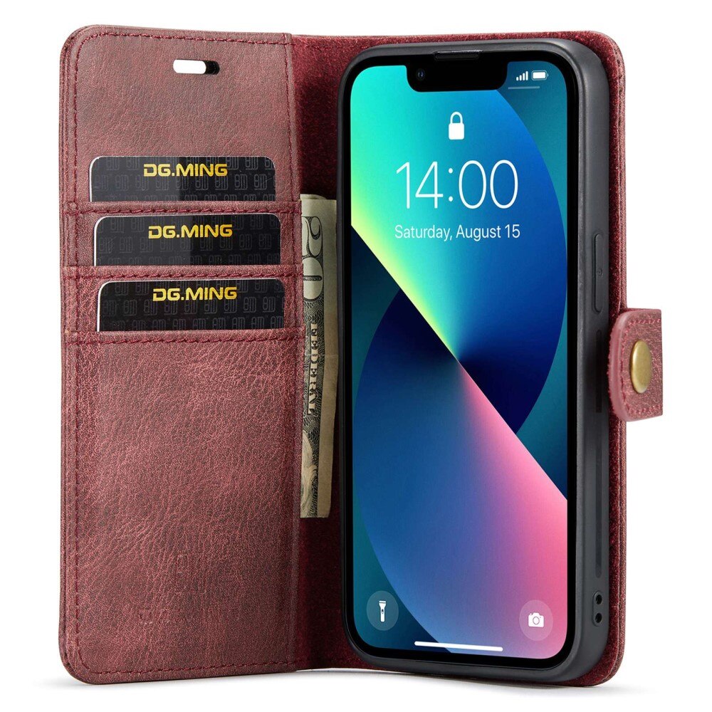 Magnet Wallet Apple iPhone 14 Plus Rød