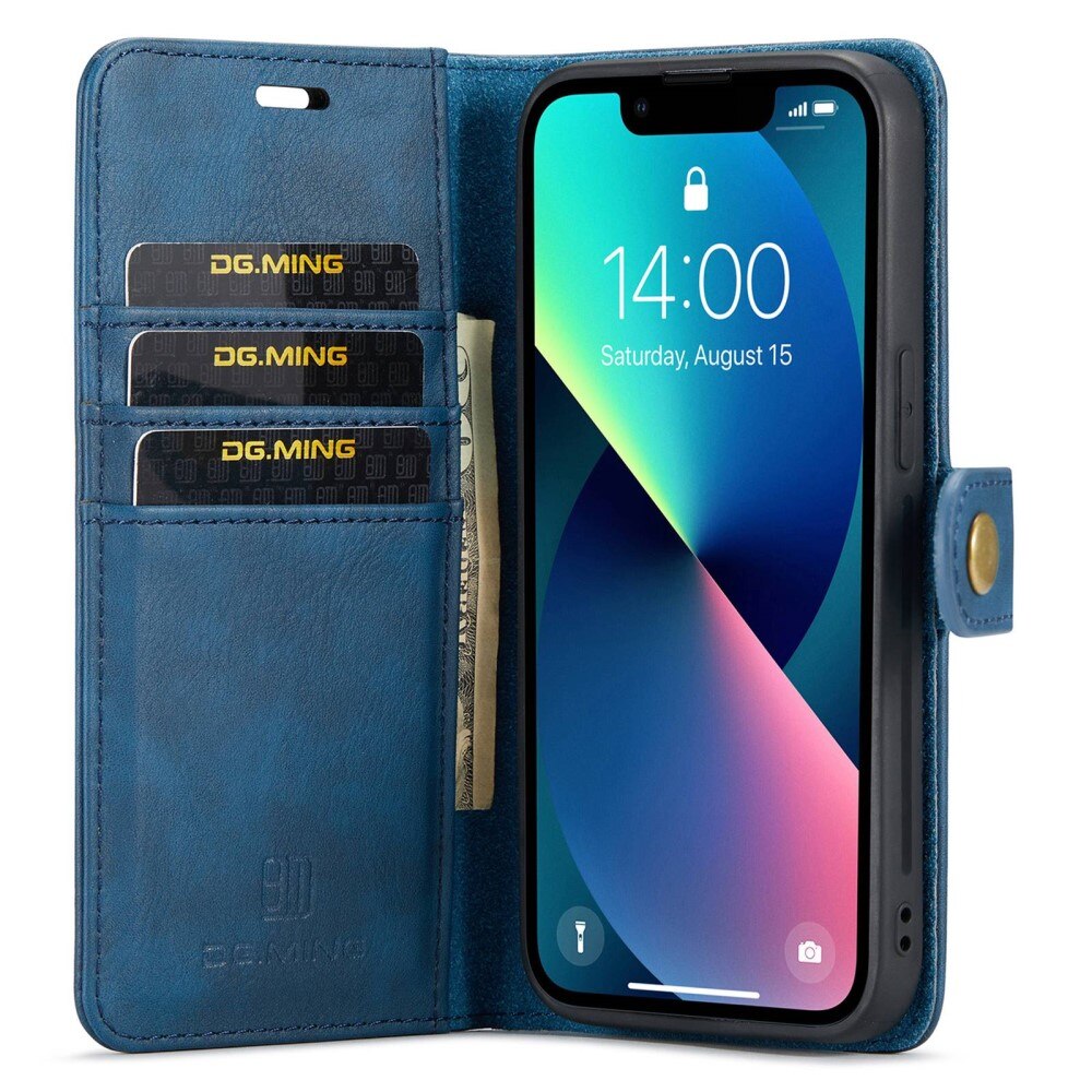 Magnet Wallet iPhone 14 Plus Blue