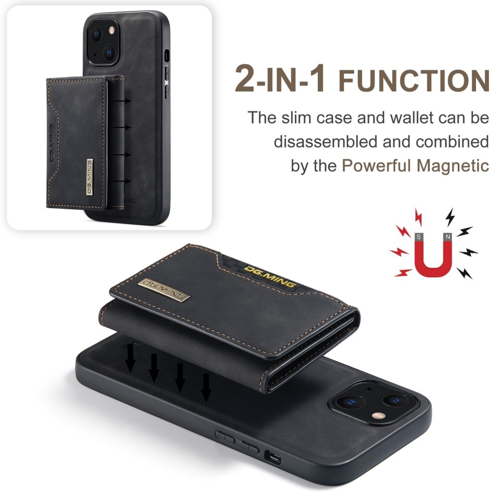 Magnetic Card Slot Case iPhone 14 Black