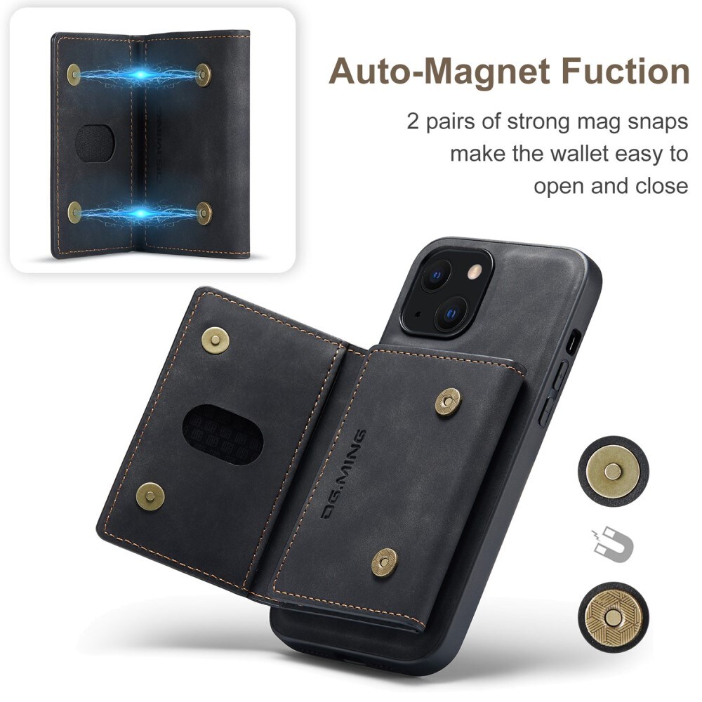 Magnetic Card Slot Case iPhone 14 Plus Svart