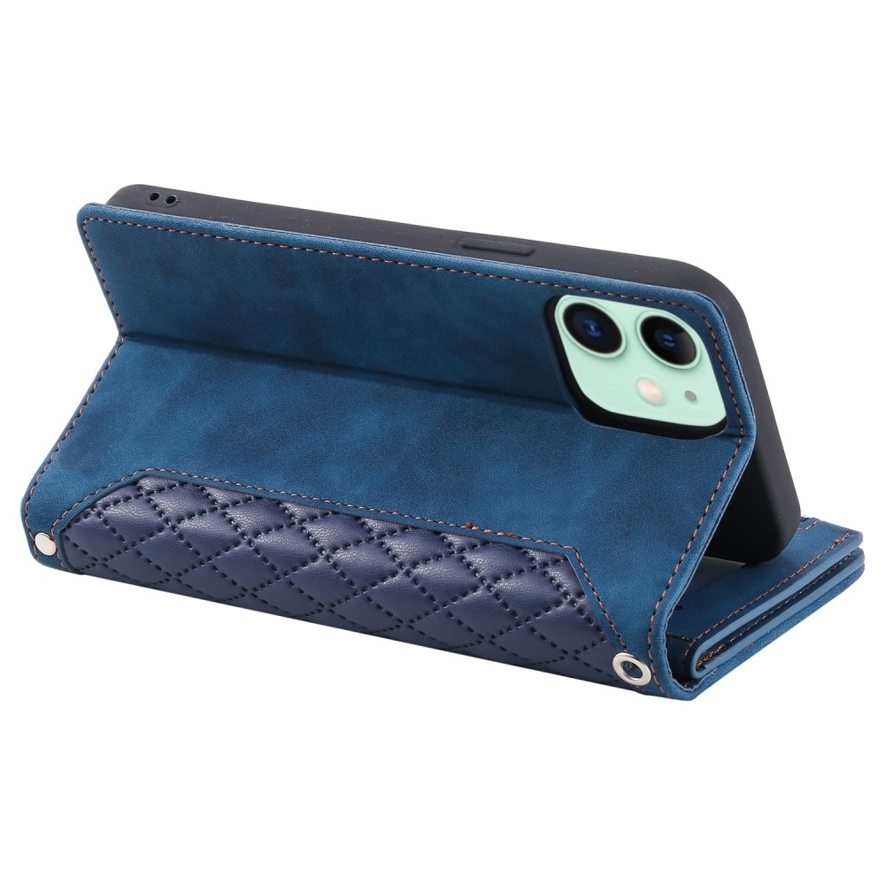 Lommebokveske iPhone 11 Quilted Blå