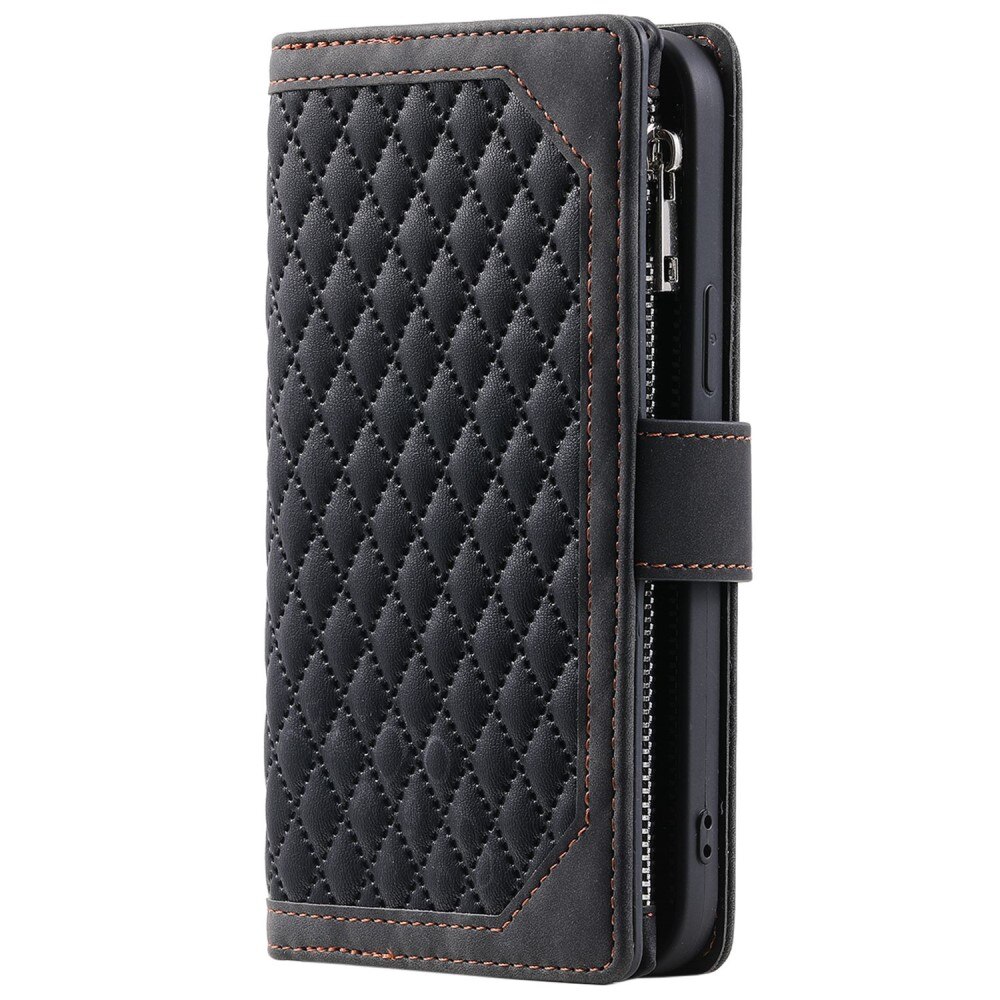 Lommebokveske iPhone 11 Quilted Svart