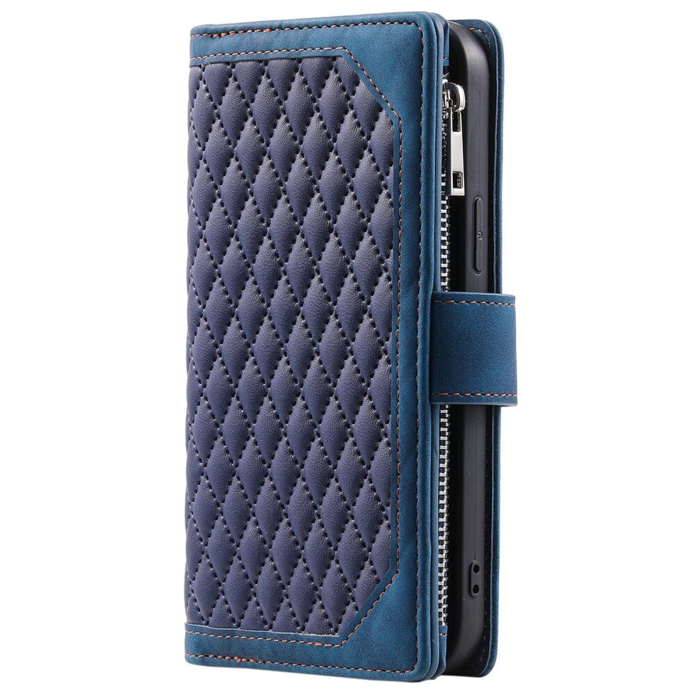 Lommebokveske Apple iPhone 14 Pro Max Quilted Blå