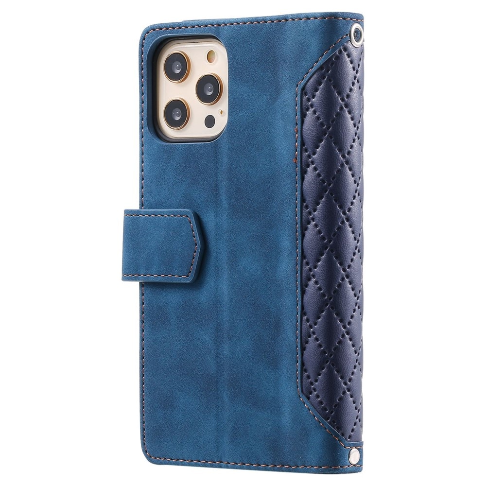 Lommebokveske iPhone 11 Pro Quilted Blå