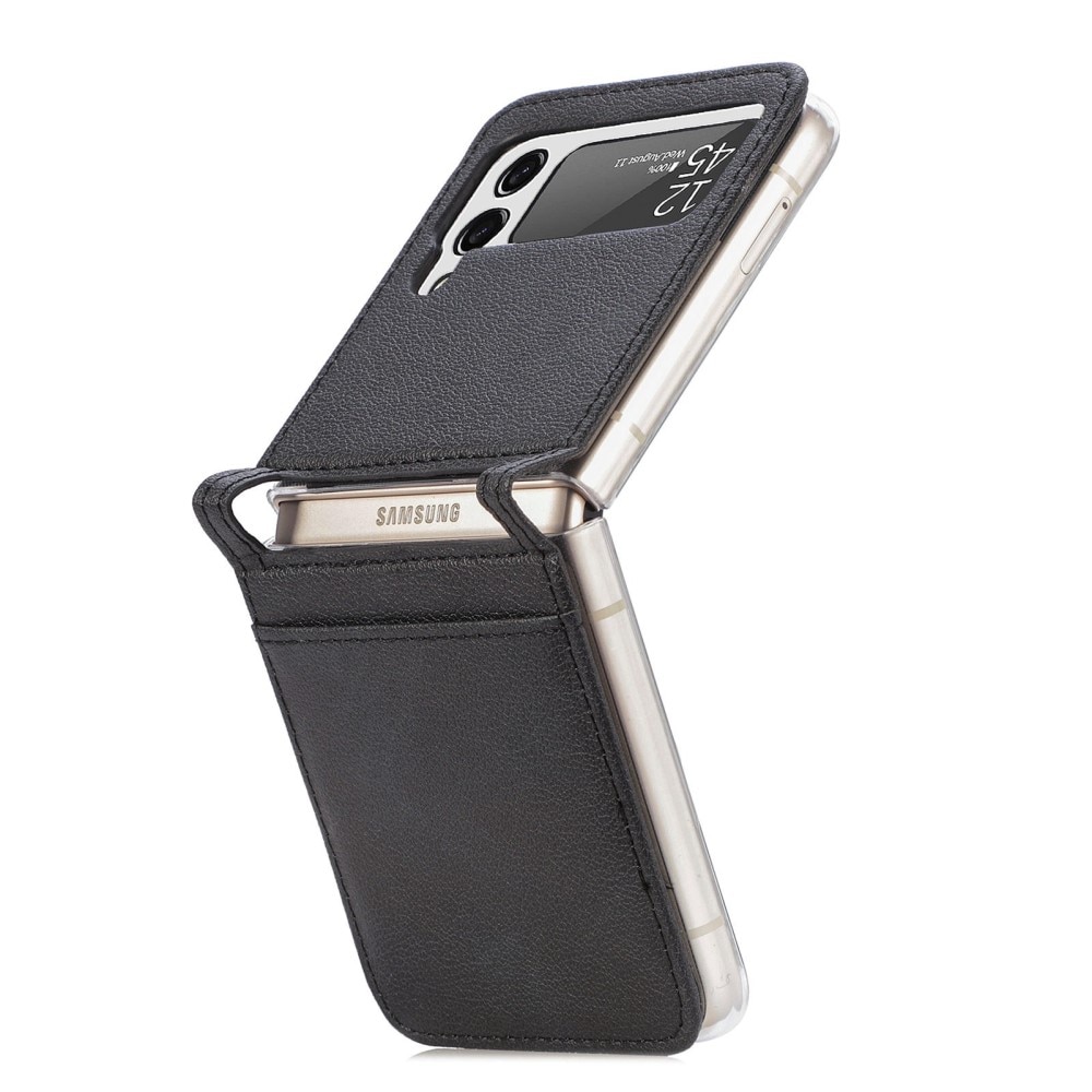 Slim Card Wallet Samsung Galaxy Z Flip 4 svart