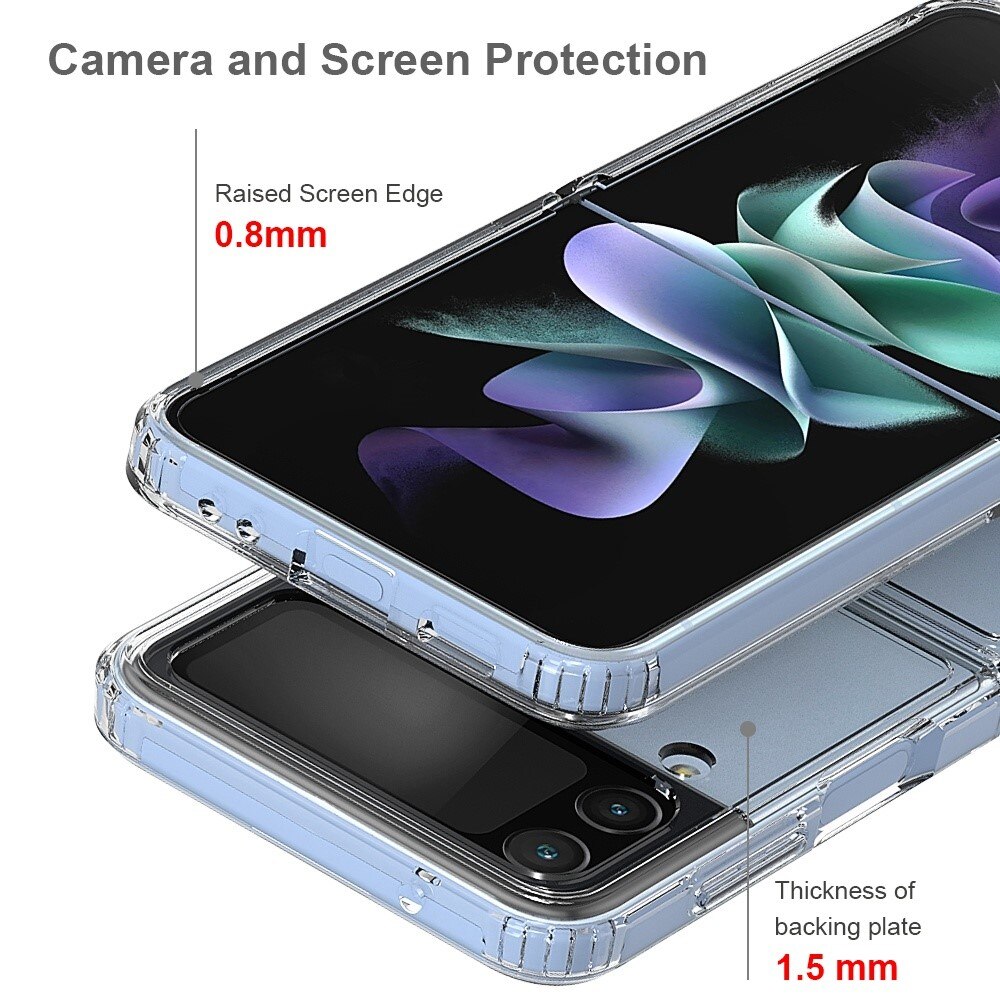 Hybriddeksel Samsung Galaxy Z Flip 4 Gjennomsiktig