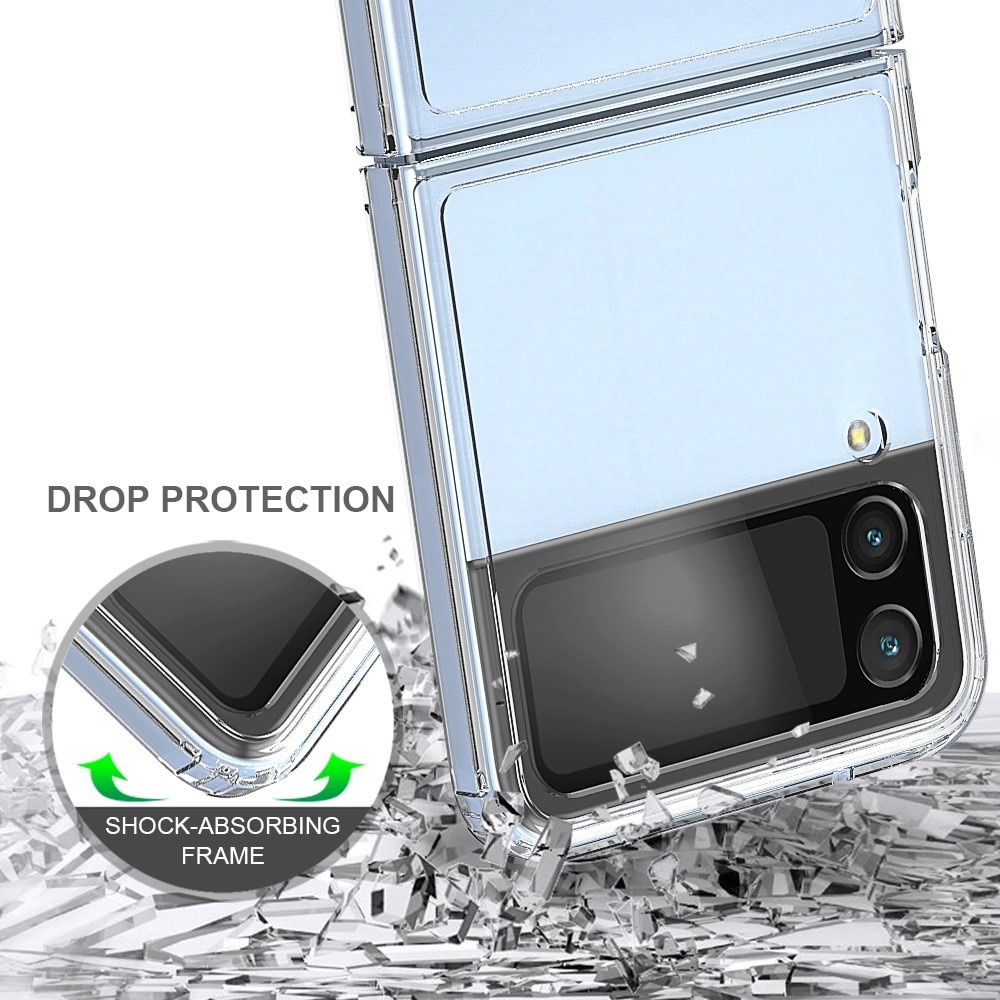 Hybriddeksel Samsung Galaxy Z Flip 4 Gjennomsiktig