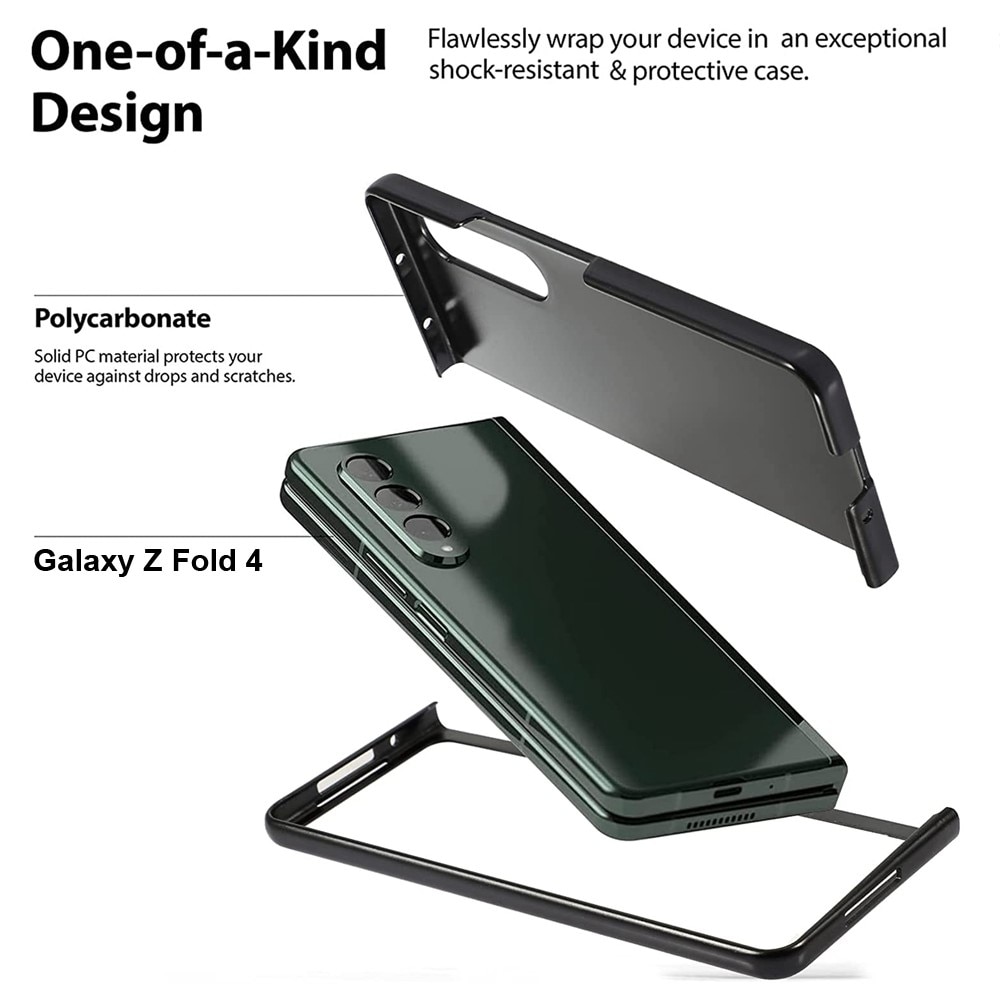 Hard Case Rubberized Samsung Galaxy Z Fold 4 Svart