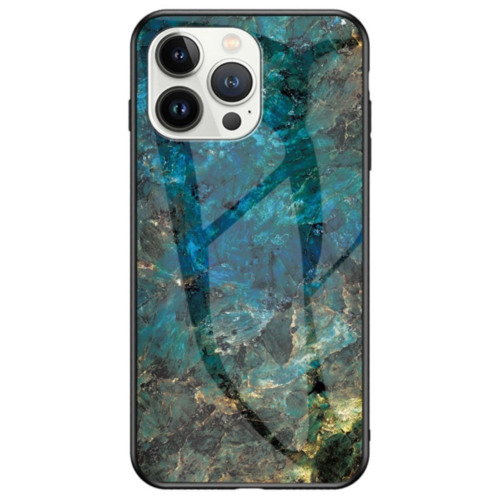 Herdet Glass Deksel iPhone 14 Pro emerald